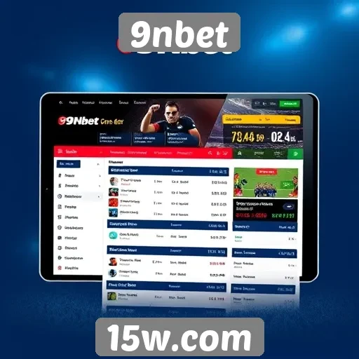 Interface do 9nbet é fácil de navegar